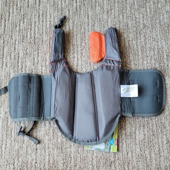 NWT HOT PAW DOG LIFE JACKET with RESCUE HANDLE 5 - 15 LBS XS ORANGE & GREY - Picture 5 of 14